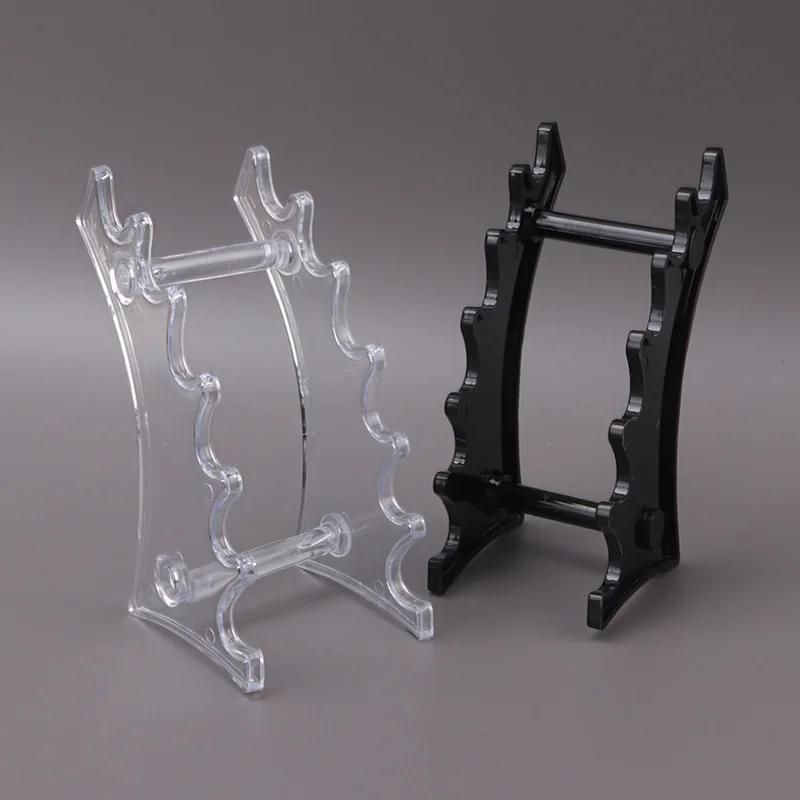 Wholesale Plastic Transparent 6 Slot Pencil Pen Spoon Jewelry Display Holder Stand Rack