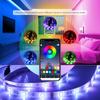 Led-streifen Lichter Bluetooth IR Controller RGB 5050 SMD Diode Flexible Licht Hintergrundbeleuchtung Dekor Hause TV Schlafzimmer Led-Band Lichter mit EU Stecker