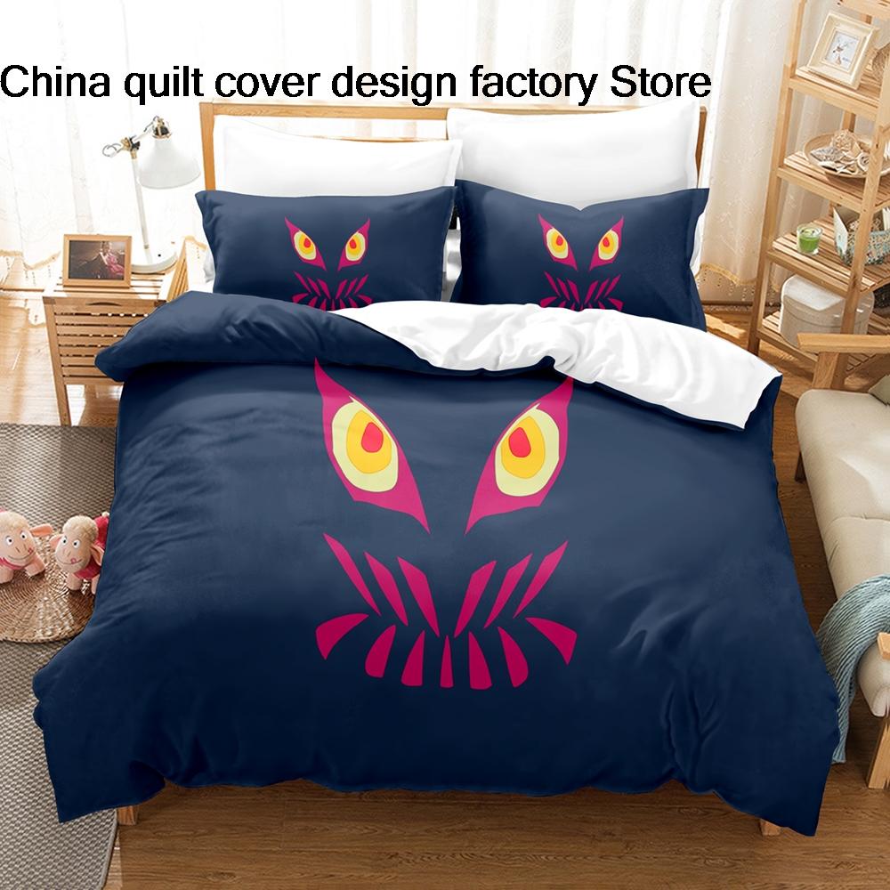 3Pcs Kill La Kill Anime Bedding Set 3D Print Ryuko Matoi Duvet Cover Pillowcases For Teens Fans Room Decor Gift  Bed Linen