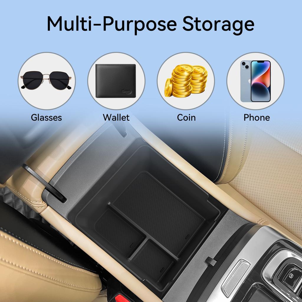 for Geely Boyue L/Starray 2025 Center Console Armrest Storage Box Car Tray Organizers Tidying Accessories ABS