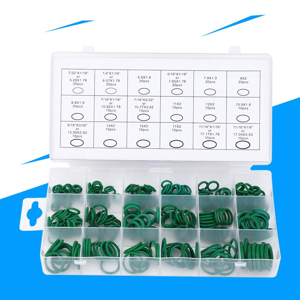 270 Pcs O Ring High Temperature Resistant Sealing Buna N Rubber Ring Assortment Kit