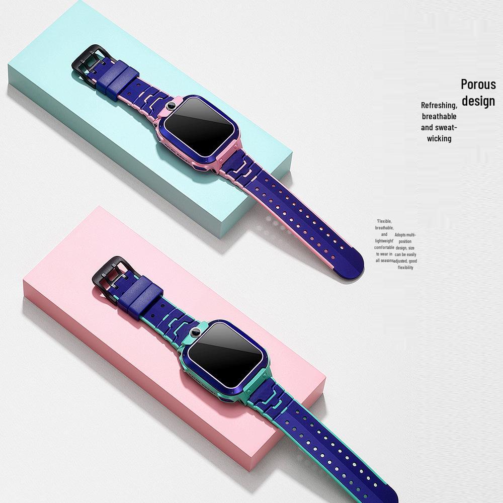 Farbiges Silikon-Uhrenarmband für Xiaotiancai Kinder-Telefonuhrenmodelle D2, D3, D5, Z1, Z2, Z5, Z6, Z7, Z8, AQ1, CR