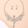 Jewelry, Ethnic Retro Gemstones, Beads, Jewelry 2-piece Set, Earrings, Necklaces.