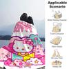 1pc Magical Adventure Hello Kitty's Blanket, Soft Throw for Home Decor, Gift Idea for Family and Friend, Seasonal Use, Living Room, Travel, Camping, C