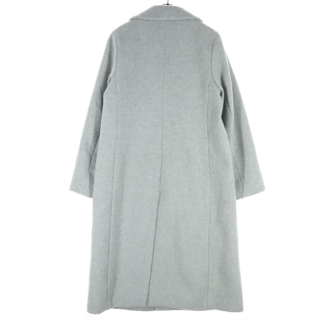 Unused JOURNAL STANDARD Long Sleeve Long Wool Pea Coat F Gray Women Used