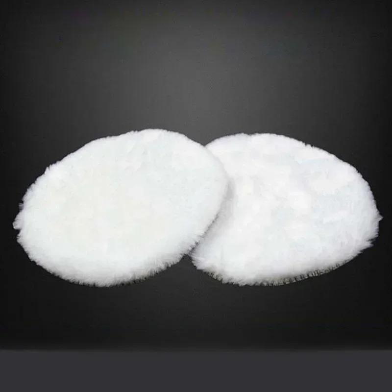 Wool Car Polishing Pad Set For Polisher Machine Waxing Polishing Buffing Auto Paint Care Polisher Pads 3/4/5/6/7 Inch