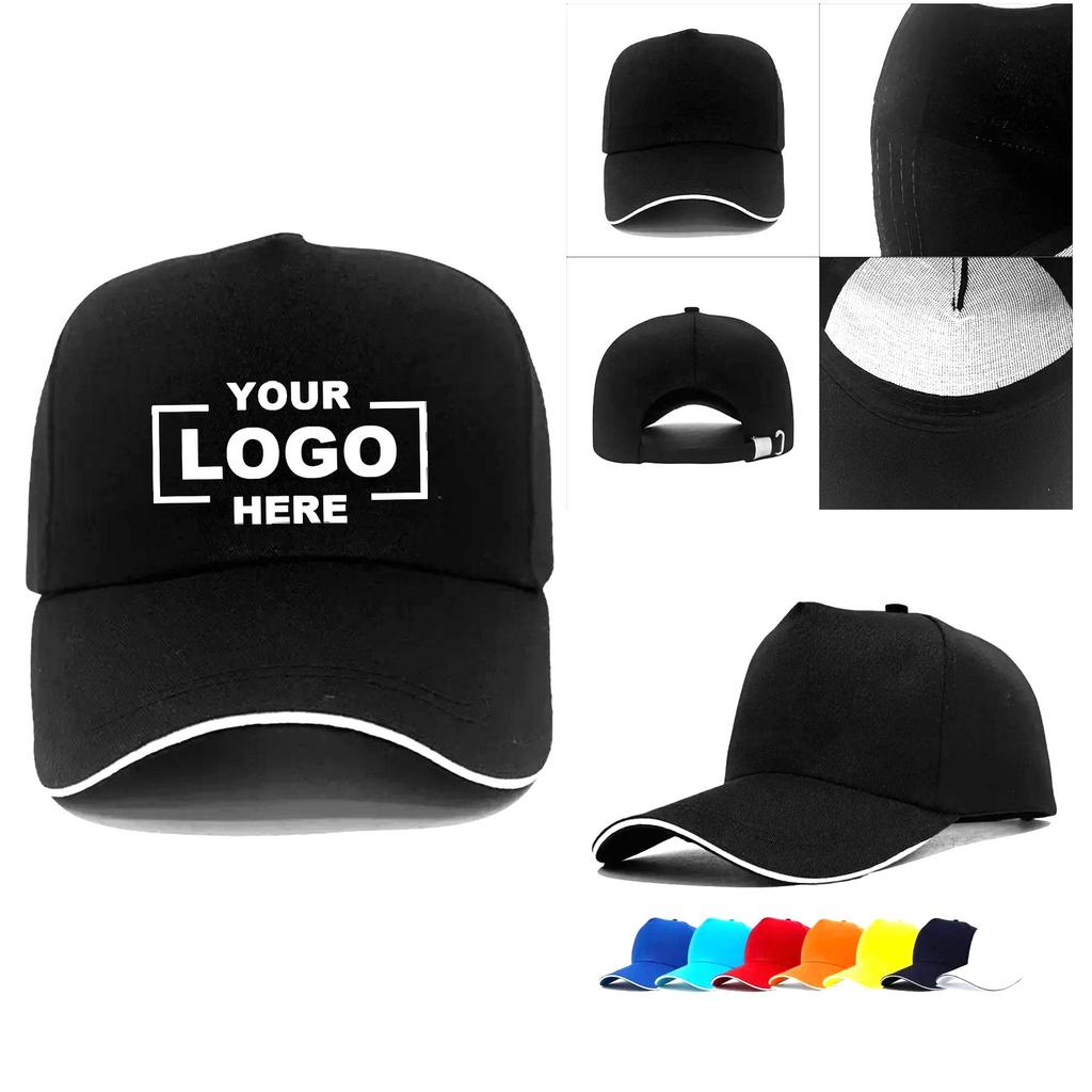 Group Advertising Printed Travel Embroidery Logo Men Women Baseball Outdoor Cap Polyester Hats
