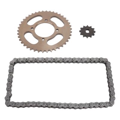 428 Chain Sprocket Set 60 Links Chain 12x17mm 12T Front and 76mm 42T Rear Sprocket Replacement for
