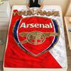 1PC Custom Name Arsenal Patterned Flannel Blanket Suitable For All Seasons for Home Decor Warmth and Comfort Gifts Holiday Present