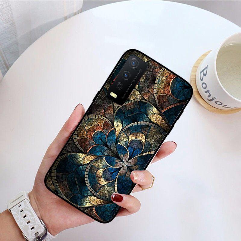 Blue Dreamcatcher Dream Catcher Phone Cover For Vivo Y31 Y30 Y33S Y11S Y12S Y17 Y20 Y21S Y1S Y53S Y15 Y19 Y91C V23 Cases Coque