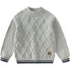 DAVE&BELLA Boys' Academy Style Cotton Knit Sweater
