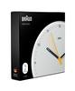 BRAUN Analog Wall Clock, White, 23cm Diameter, BC26W