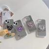 Ins Makeup Mirror Diamond Love Bracket Apple 14ProMax Mobile Phone Case 11 for iPhone12 Women 11