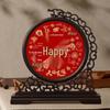 Heaven Official's Blessing Calligraphy Photo Frame: Longevity, Wealth, Treasure - High-End National Style Office Ornament
