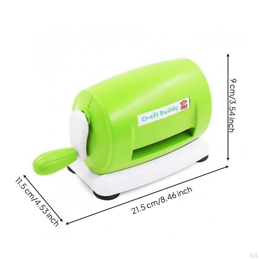 Manual Die Cutting Machine DIY Hand Crank Craft Cutter Creative Embossing for Crafters,