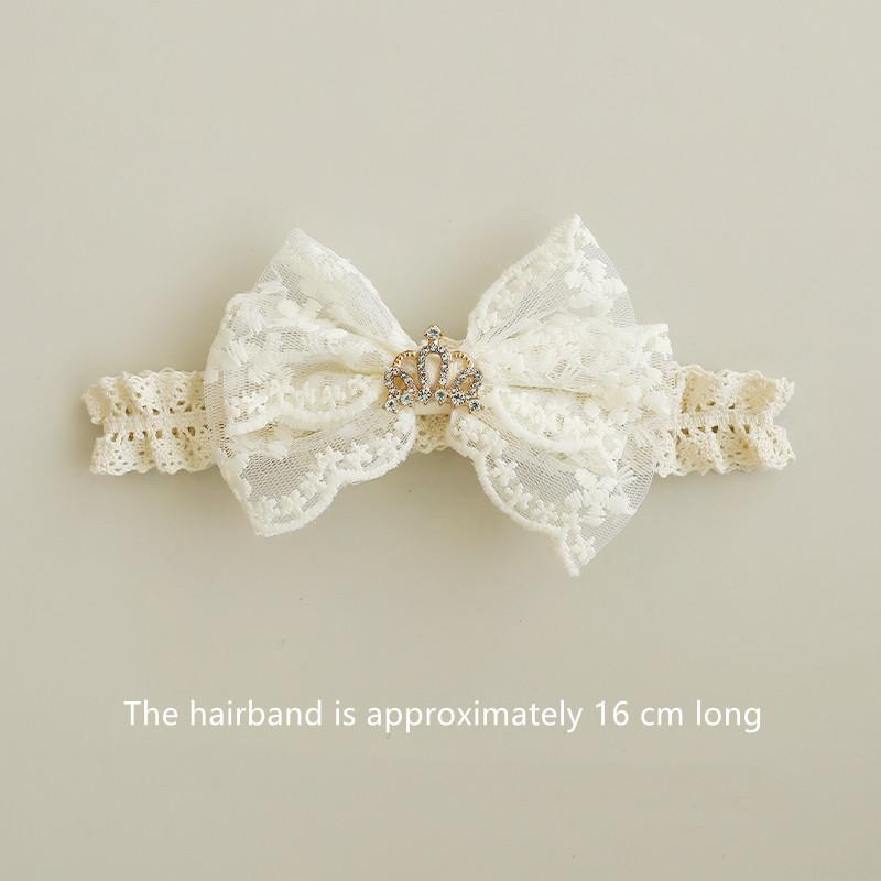 Baby Headbands Elastic Girl Hair Bands Newborn Infant Accessories Photography Props Headwear Princess Lace Florwers Bowknot  Fit for 0-24 Months