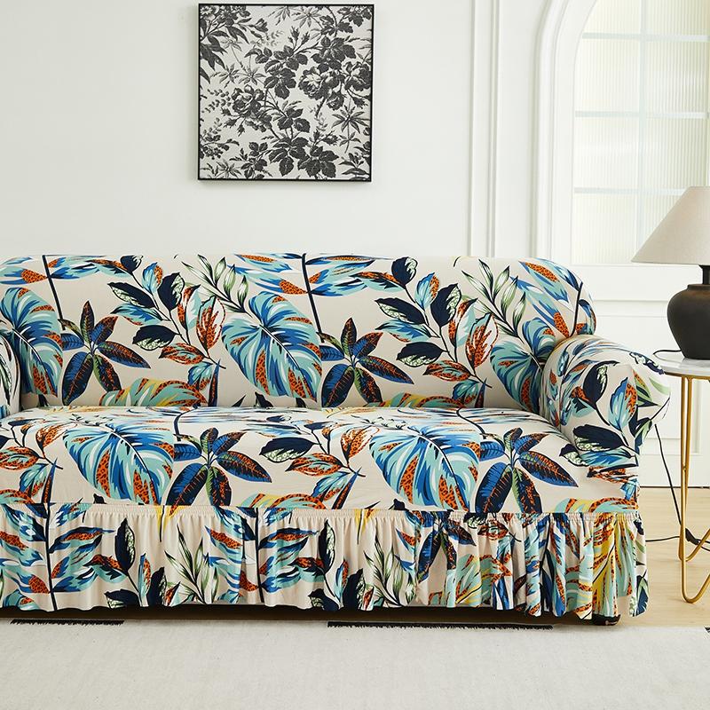 stretch floral Couch Cover Sofa Covers Washable Furniture Protector for Dogs Corner sofa skirt 1/2/3/4 seater sofa slipcovers