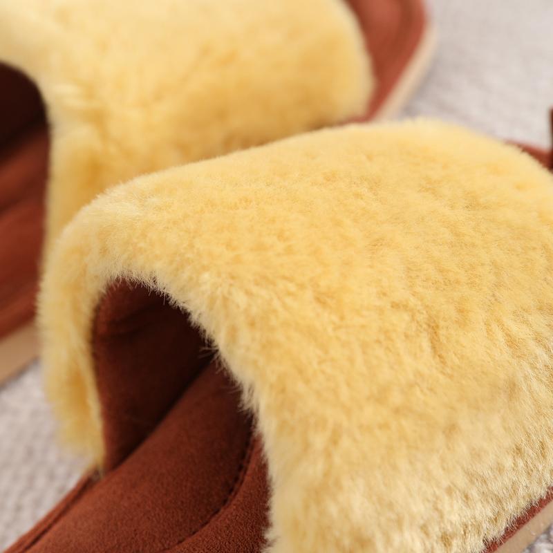 модные зимние теплые плюшевые тапочки Shevalues женские мягкие плоские шлепанцы удобные — фото 3