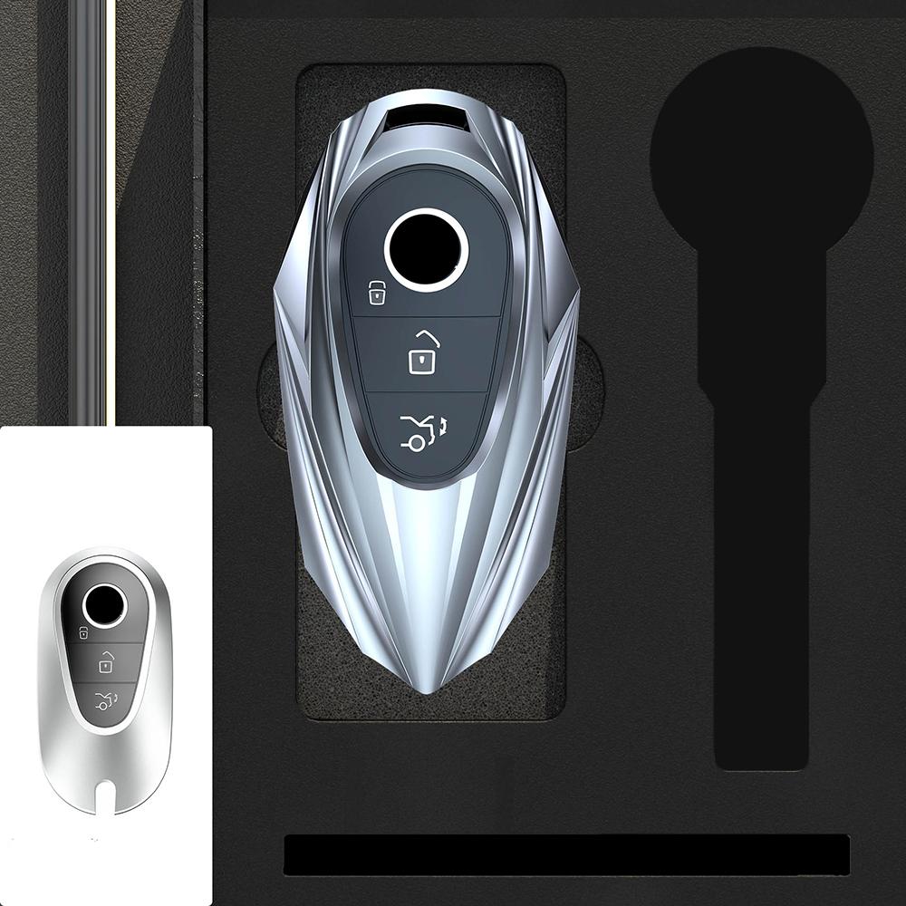 Zinc Alloy Car Key Case For Mercedes Benz E Class W213 W205 E200 E260 E300 E320 Amg Cla Remote Fob Shell Case