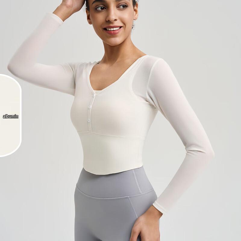 

Bare-Feel Long-Sleeve Sports Yoga Top One Size