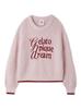 Lame Feather Pullover PWNT255080PNKF