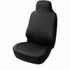 BONFORM Seat Cover Skinny Knit Light/Regular Car Washable Water Repellent Material Stretch Fabric Front-1 Black 4040-10BK