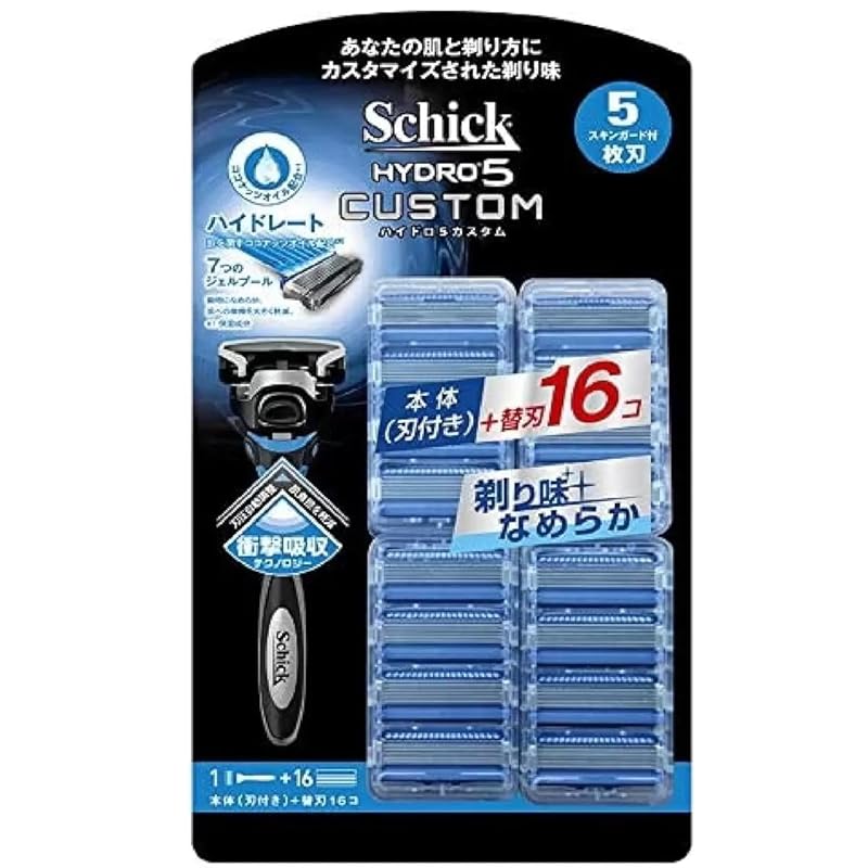 

Schick Hydro5 Custom 17-Blade Replacement Blades (5-Blade Razor) - SCHICK HYDRO5 CUSTOM (x 1)