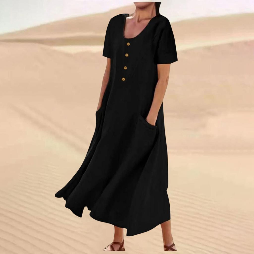 Women's Fashionable Casual -color Dress