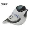 Durable Bird Figurine Handmade Wooden Carving Statue Miniature Wildlife Sculpture for Living Room Office Desktop TV Stand Decor Gifts Lovers