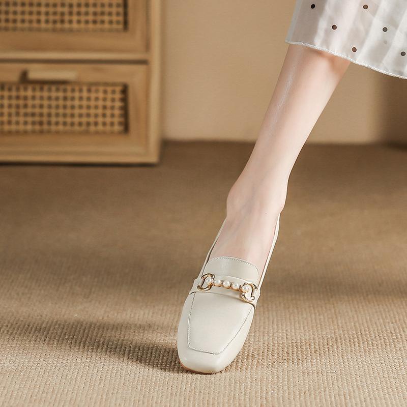 

Осень и зима ретро колледж стиль квадратный носок жемчужная пряжка толстый каблук Мэри Джейн одинарная обувь профессиональная офисная рабочая обувь 40 абрикосовый