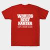 Unisex Fashion TShirt Worlds Best Farter Oops I Mean Father Print TShirt Plus Size S-5XL T-Shirt 100%Cotton Tops O Neck Short Sleeve Tees