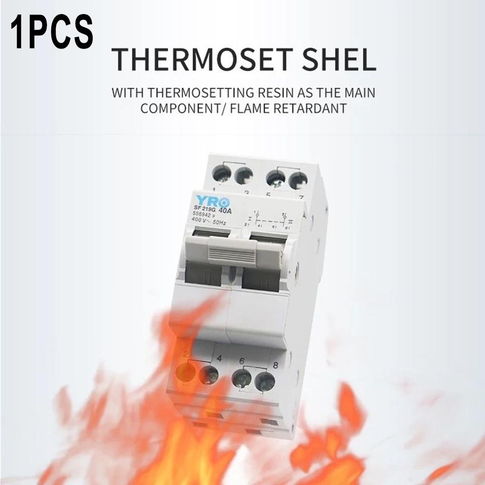 Transfer Switch 2P 8KA AC400 Dual Power Manual Tool