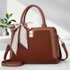 Large Women Shoulder Bag With Zipper Closure And Interior Organizer For Commuting