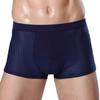 Summer Ice Silk Mesh Holes Panties Mid-rise Elastic Waistband Boxer Underwear Soft Smooth Wiring Quick Drying Panties