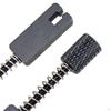6 Pieces Electric Guitar Bridge String Saddles Repair Parts Metal Easy to Install Accurate Pitch