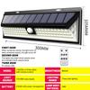 Solar Sensor Light Wall Light 118LED Solar Led Lamp Outdoor Garden Decoration With 3 Mode IP55 Waterproof Strong Lighting Lanter