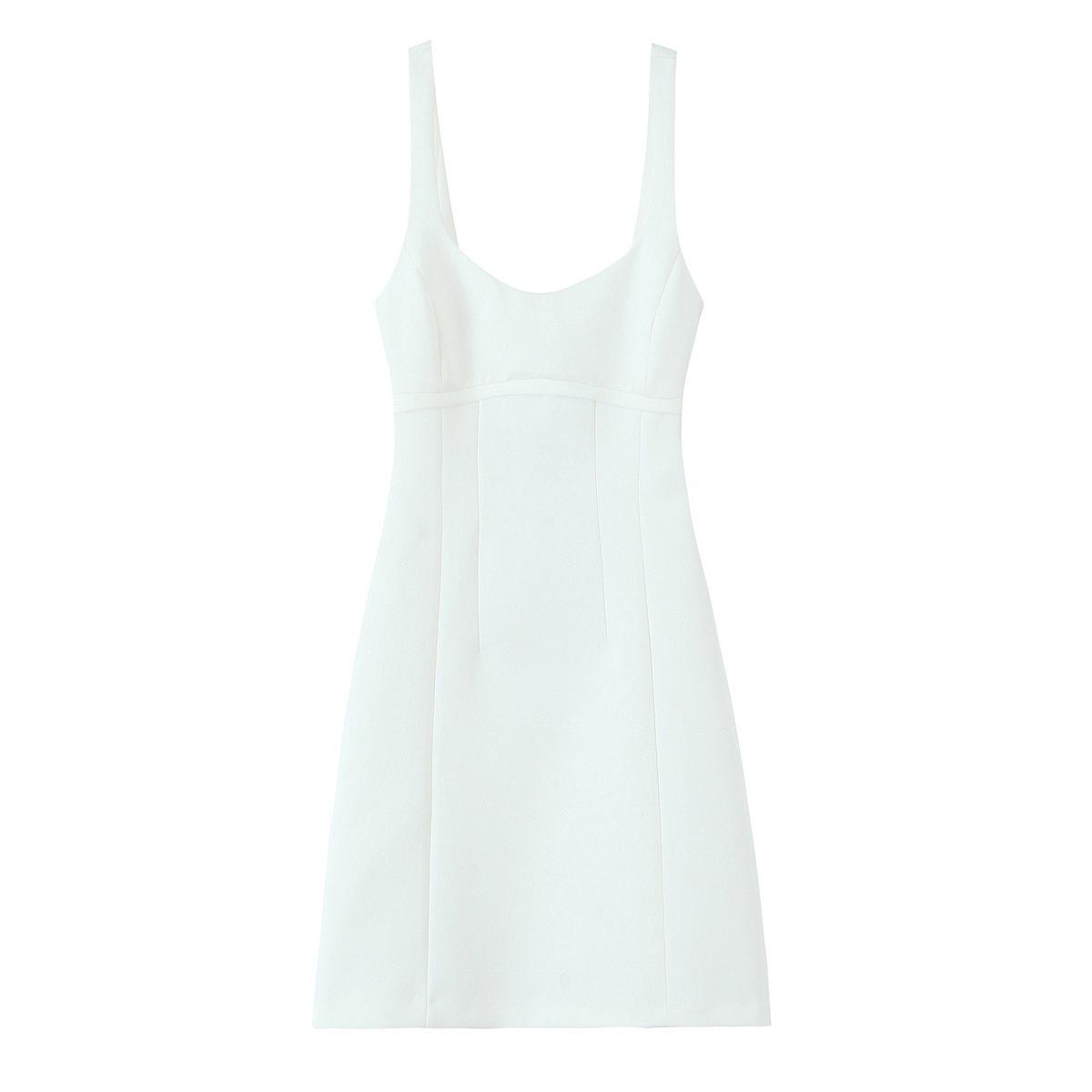 

Весна 2025 Женское мини-платье А-силуэта в европейском и американском стиле Extra Small белый