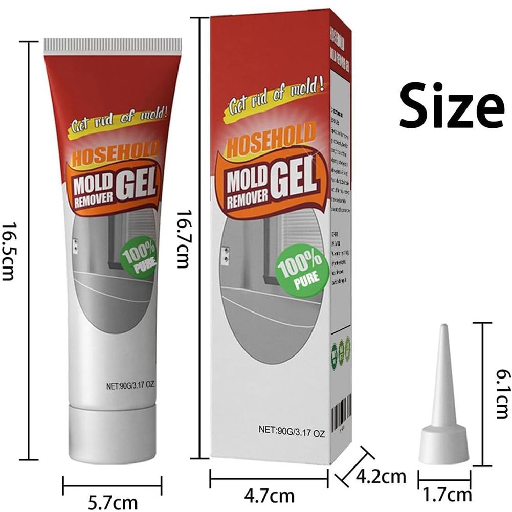 Mold Remover Gel Multi-purpose Powerful Household Cleaning Gel Mold Cleaning Agent for Furniture Tile Floor Cleaning