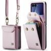 Portefeuille en Cuir Premium Étui Porte-Cartes pour Samsung Galaxy Z Flip7 Flip6 Flip5 Flip7FE Lanière Bandoulière Housse de Protection Mode