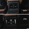 Cotochsun Stainless Steel Car Styling Interior Rear Air Vent Trim Sticker case for BMW 3-Series F30 F35 316i 320 320Li 328 3GT