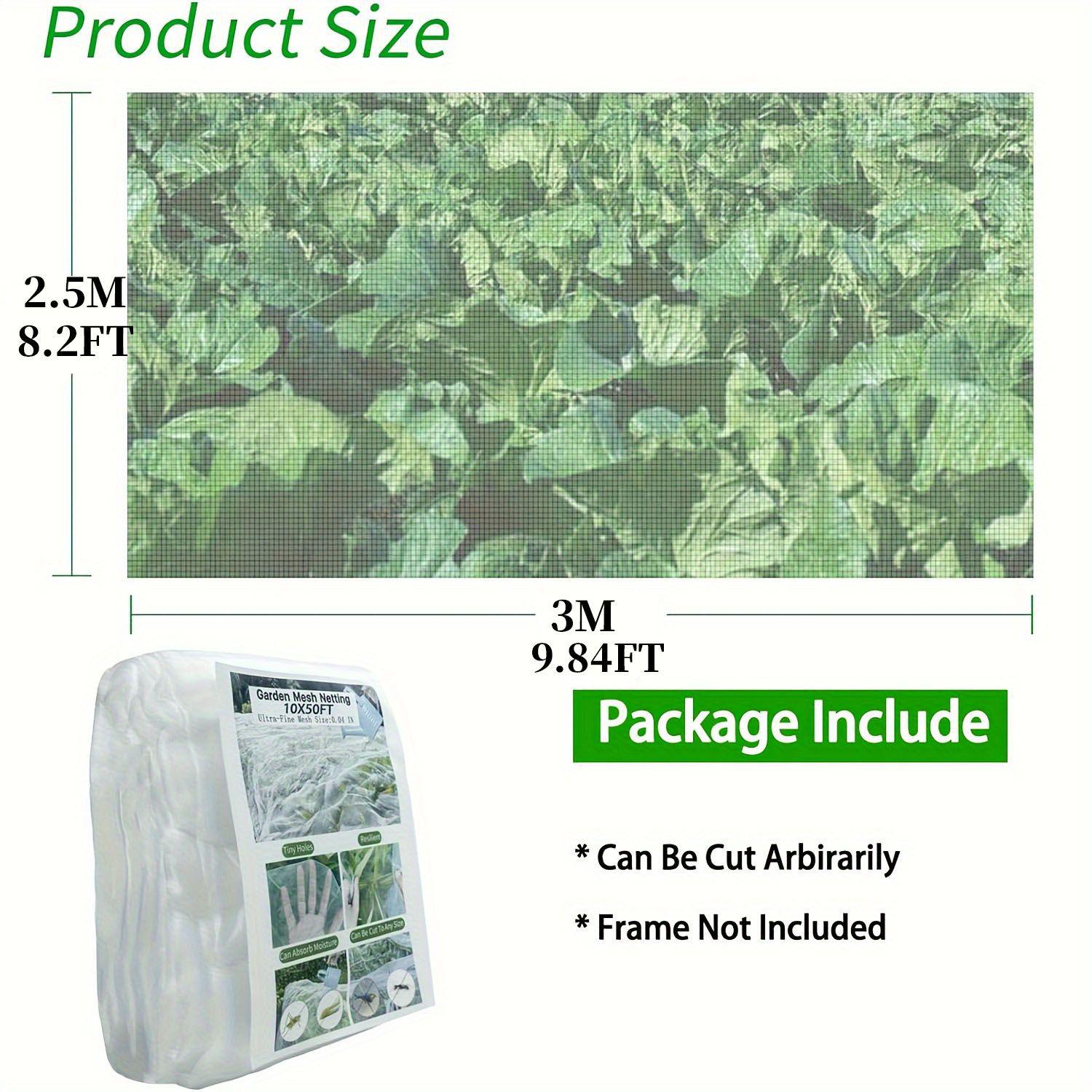 

Трансграничная сельскохозяйственная теплица, сетка от насекомых: Нейлоновая сетка для выращивания овощей и защиты сада