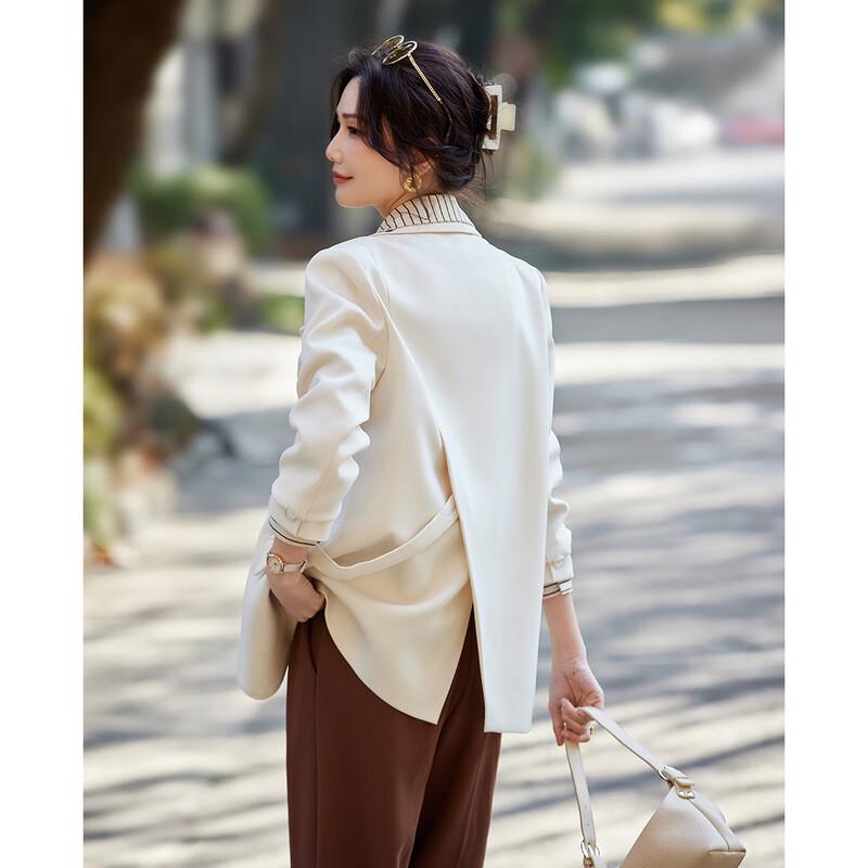TERRE BLEUE Women's Elegant Casual Blazer