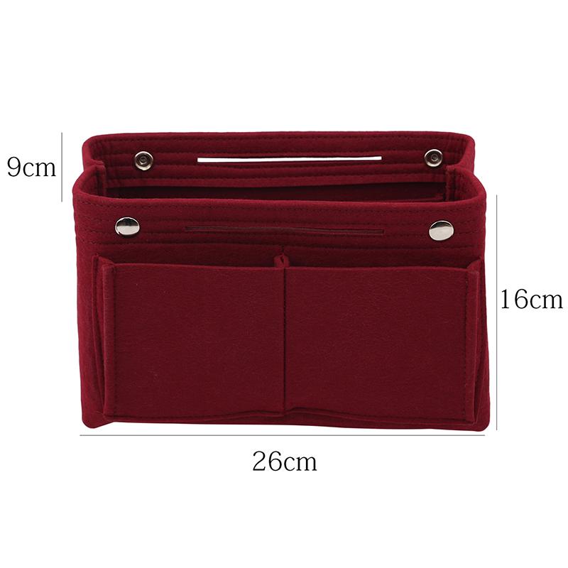 Multifunction Insert Makeup Bag Women Travel Inner Purse Cosmetic Bags For Ladies Portable Storage Organizer Tote 2025
