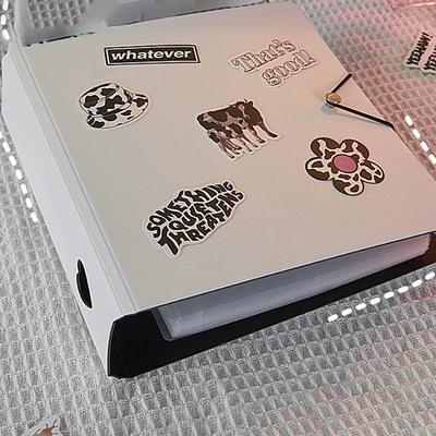 Carpeta Kawaii A4/a5 Portafotos de Tarjetas de Identificación Álbum de Fotos de Ídolos Kpop con 25/50 Páginas Interiores Portatarjetas de Colección Portalápices