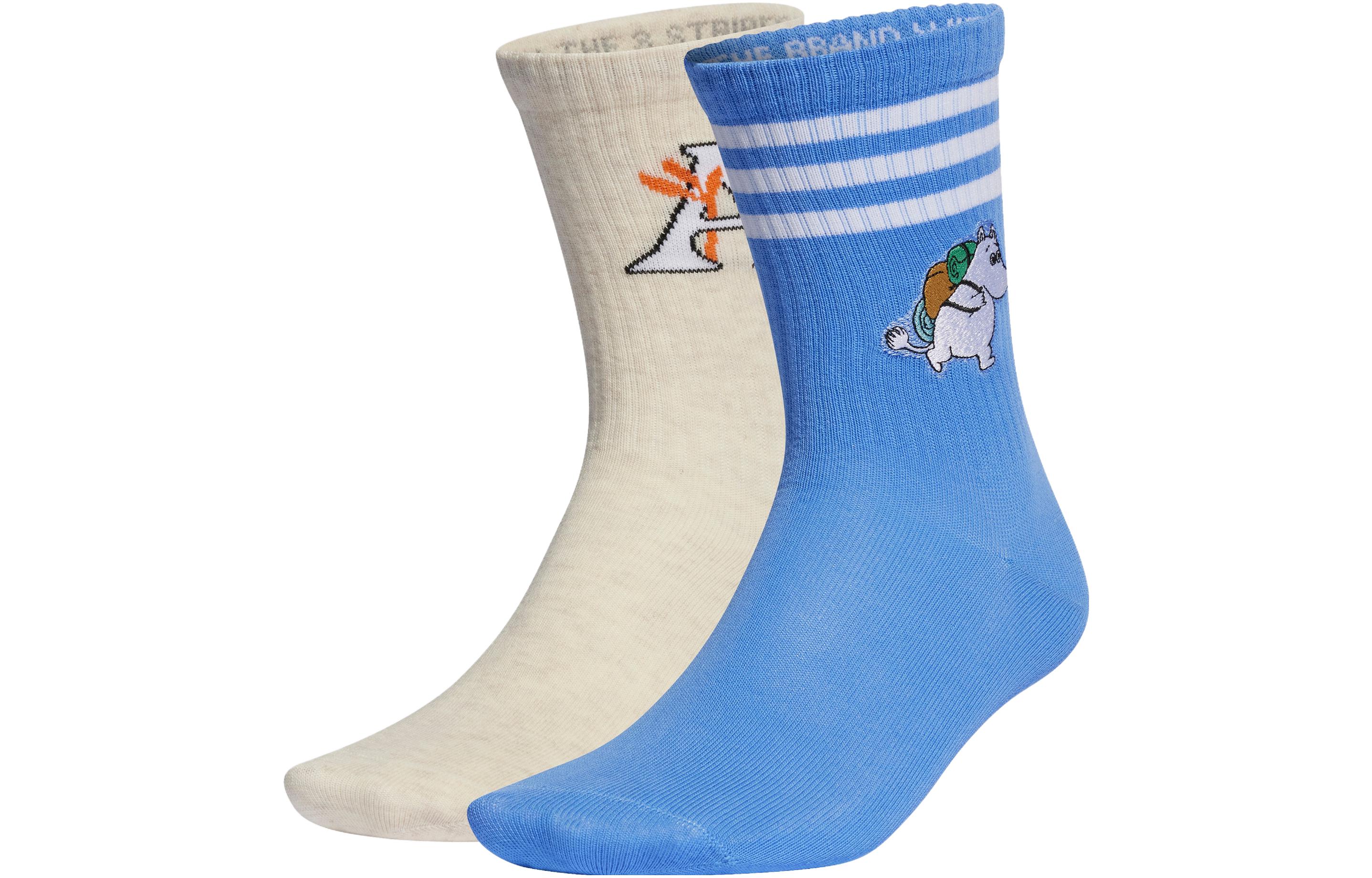 Adidas MOOMIN CREW SOCKS 2 PAIRS Crew Socks Women s 2 Pack IC5281 M