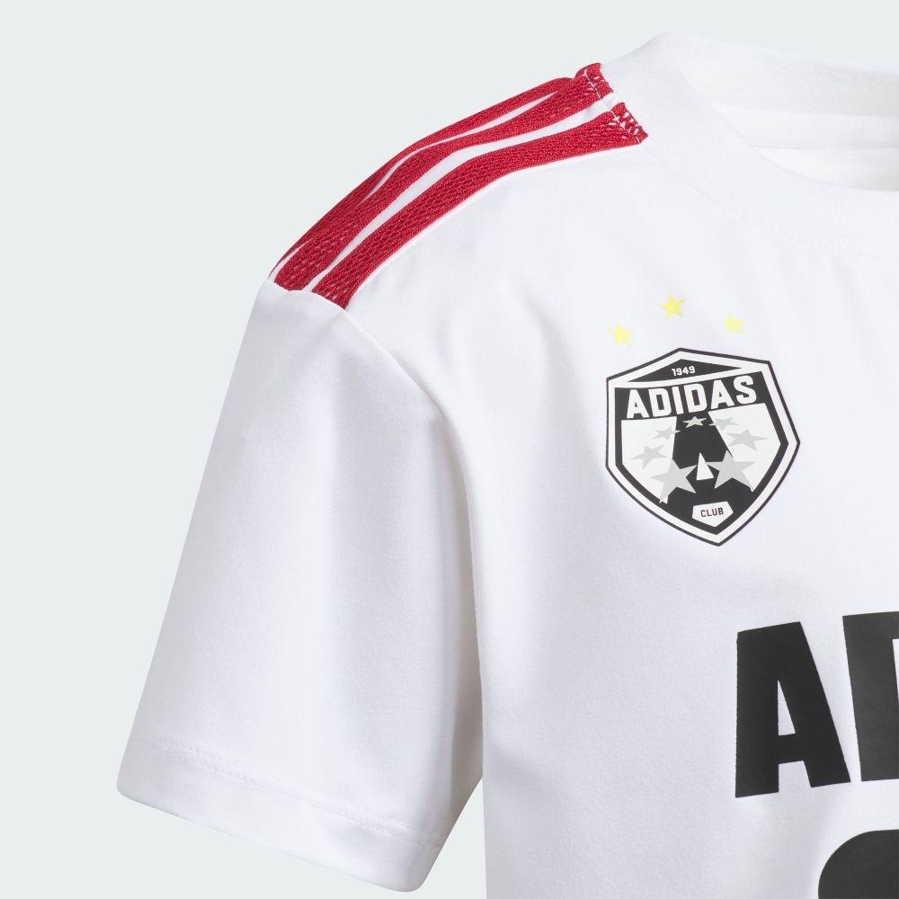 adidas Casual Sports Suit Comfortable Versatile Breathable Skin-Friendly Short Sleeve Kids Suits KH0255