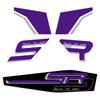 For 2025 CFMOTO 750SR-S Fixed Wing Stickers 3M Adhesive High-Density Vinyl Precision-Cut Anti-Slip Mod Parts