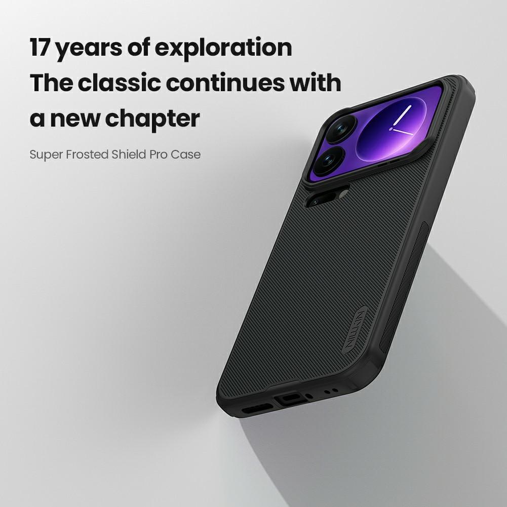 NILLKIN Frosted Shield Pro For Xiaomi 17 Pro Max Case Matte PC + TPU Phone Cover