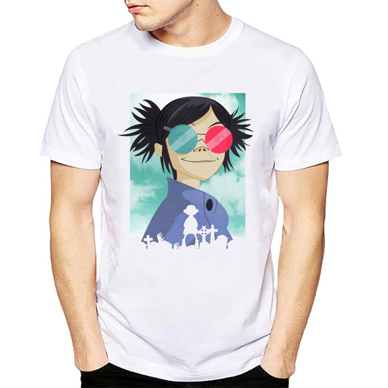 

Футболка мужская с коротким рукавом Noodle Murdoc Russel Gorillaz, модная уличная футболка 2019 года, аниме-футболка мужская с коротким рукавом 4XL