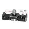 3 Slot Cable Clamp For DSLR Camera Cage Cord Holder With Hex Screw Rustproof Studio Accessory